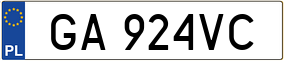 Truck License Plate